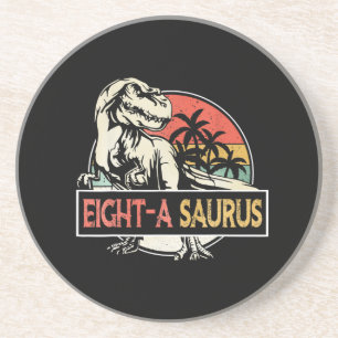 Dessous De Verre En Grès 8 Ans T-Rex Dinosaur Anniversaire Cadeau