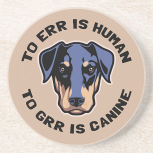 Dessous De Verre En Grès À Grr est canin