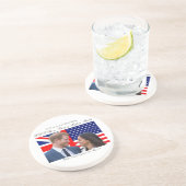 Dessous De Verre En Grès À la commemorate (Côté)