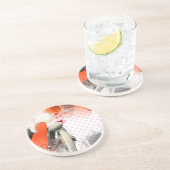 Dessous De Verre En Grès à petits pois (Côté)