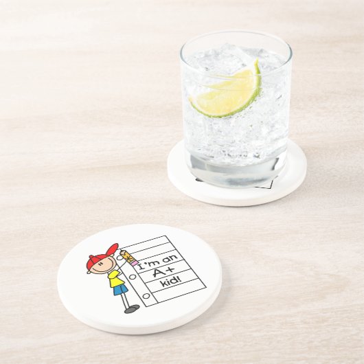 Dessous De Verre En Grès A plus l'enfant (Côté)