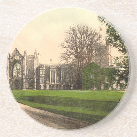 Dessous De Verre En Grès Abbaye de Newstead, Nottinghamshire, Angleterre (Devant)