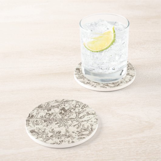 Dessous De Verre En Grès Abbeville (Côté)