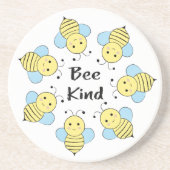 Dessous De Verre En Grès Abeilles (Devant)