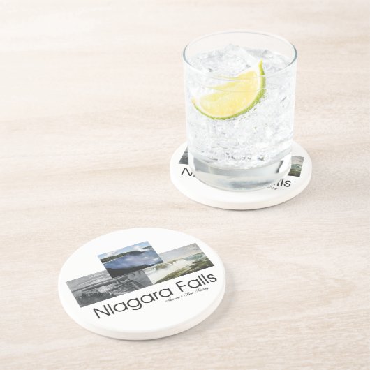 Dessous De Verre En Grès ABH Chutes du Niagara (Côté)