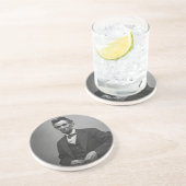 Dessous De Verre En Grès Abraham Lincoln (Côté)