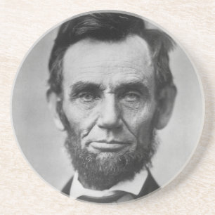 Dessous De Verre En Grès Abraham Lincoln