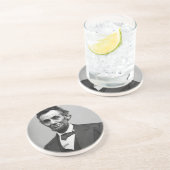 Dessous De Verre En Grès Abraham Lincoln (Côté)