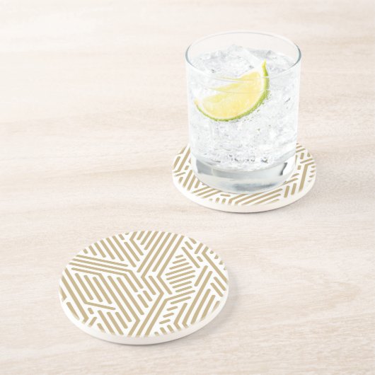 Dessous De Verre En Grès Abstract pattern (Côté)