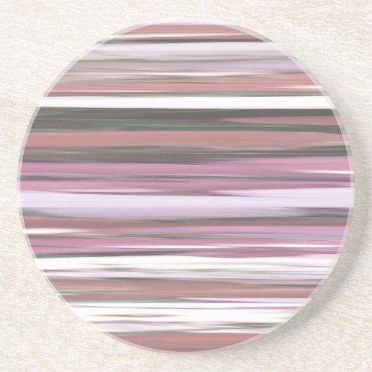 Dessous De Verre En Grès Abstrait n° 2 : flou rose (Devant)