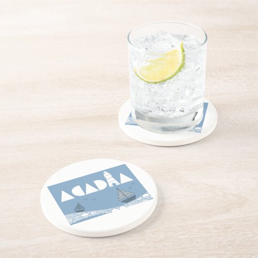 Dessous De Verre En Grès Acadie (Côté)