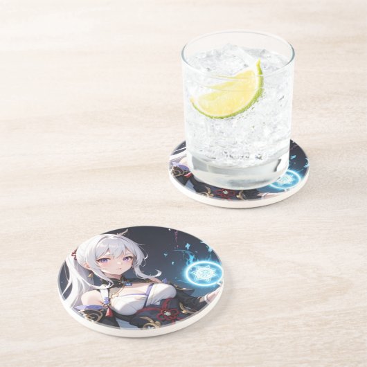 Dessous De Verre En Grès Accessoires de bar (Côté)