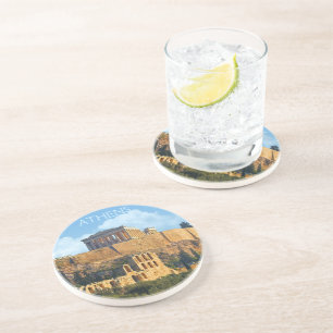 Dessous De Verre En Grès Acropole