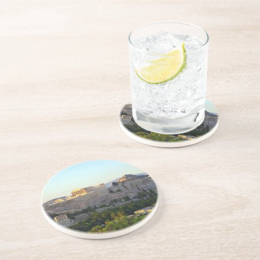 Dessous De Verre En Grès Acropolis (Côté)