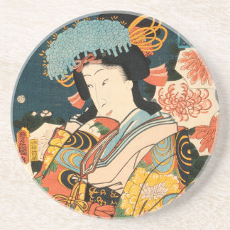 Dessous De Verre En Grès Acteur japonais (#2) (tirage japonais Vintage)