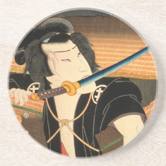 Dessous De Verre En Grès Acteur japonais (#4) (tirage japonais Vintage)