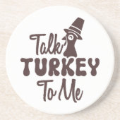 Dessous De Verre En Grès Action de grâces (Devant)