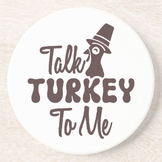 Dessous De Verre En Grès Action de grâces (Devant)