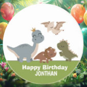 Dessous De Verre En Grès Adorable Boho Dinosaur Party