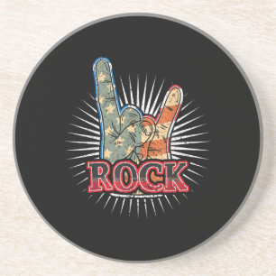 Dessous De Verre En Grès Affiche de concert de groupe de Rock Vintage USA 7