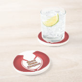 Dessous De Verre En Grès Afficher un peu de respect Imprimé (Côté)