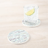 Dessous De Verre En Grès Affirmation (Côté)