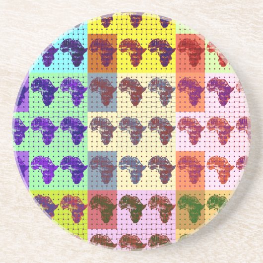 Dessous De Verre En Grès Africas (Devant)