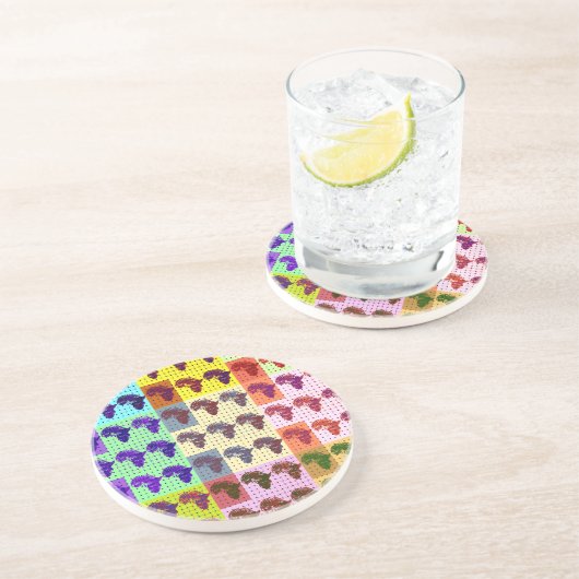 Dessous De Verre En Grès Africas (Côté)