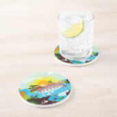 Dessous De Verre En Grès Afrique (Côté)