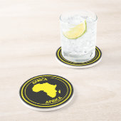 Dessous De Verre En Grès Afrique (Côté)