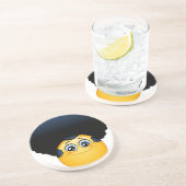 Dessous De Verre En Grès afro émoji (Côté)