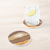 DESSOUS DE VERRE EN GRÈS AGATE QUARTZ (Côté)