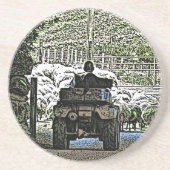 DESSOUS DE VERRE EN GRÈS AGRICULTURE (Devant)