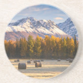 Dessous De Verre En Grès Agriculture de l'Alaska (Devant)