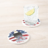 Dessous De Verre En Grès aigle américain (Côté)