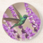 Dessous De Verre En Grès Ailes de colibri de Violet-oreilles de (Devant)