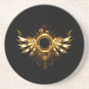 Dessous De Verre En Grès Ailes de Steampunk