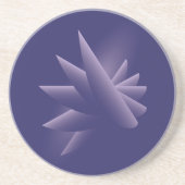 Dessous De Verre En Grès Ailes violettes (Devant)