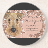 Dessous De Verre En Grès Airedale Terrier (Devant)