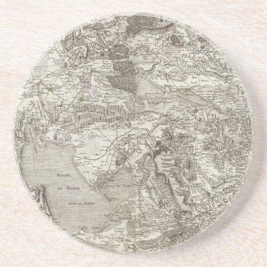 Dessous De Verre En Grès Aix (Devant)