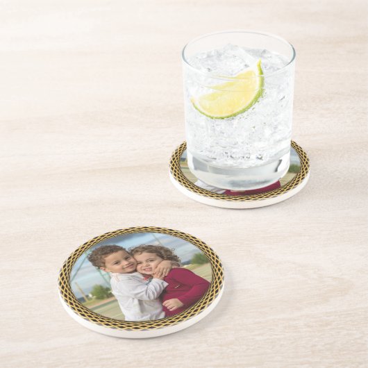 DESSOUS DE VERRE EN GRÈS AJOUTER UNE PHOTO (Côté)