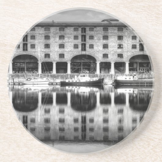 Dessous De Verre En Grès Albert Dock Liverpool (Devant)