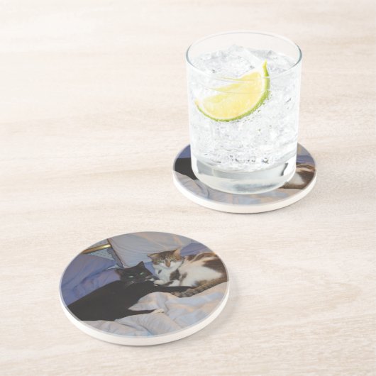 Dessous De Verre En Grès Alice et Sydney (Côté)