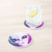 Dessous De Verre En Grès Alien (Côté)