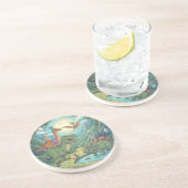 Dessous De Verre En Grès Aliens and Dinosaurs Adventure (Côté)