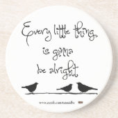 Dessous De Verre En Grès Aller être bien (Devant)