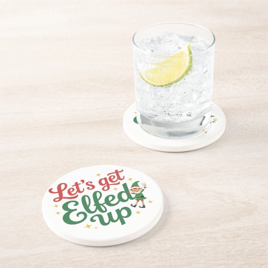 Dessous De Verre En Grès Allons nous lasser (Côté)