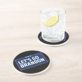 Dessous De Verre En Grès Allons-y Brandon (Côté)