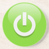 Dessous De Verre En Grès Allumer (Devant)