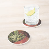 Dessous De Verre En Grès aloe (Côté)
